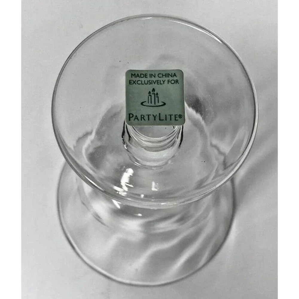 PartyLite Classico Nuovo Glass Votive Candle Holder Retired Rare P13C/P9866 - Picture 3 of 3